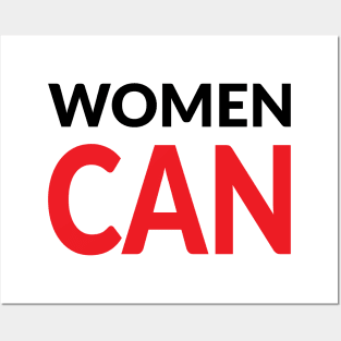 Women Can Posters and Art